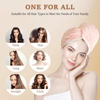Eco-Friendly Quick-Dry Head Wrap Hair Drying Cap Turban Microfiber Dry Hair Towel