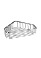 Panier d'angle de salle de bain en acier inoxydable en forme de triangle en métal Étagère de douche Support organisateur de rangement mural