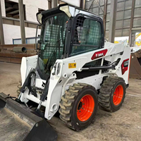Chargeur frontal d'occasion d'origine pour moteur Kubota S550, faible nombre d'heures, matériel de construction fiable, 2023, capacité de charge nominale de 3 tonnes