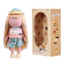Poupée Mignonne aux Cheveux Longs et Raides Blonds 24CM, Poupée Kawaii à Habiller avec Boîte Cadeau, Plusieurs Tenues, Jouet, Ornement de Bureau pour Enfants