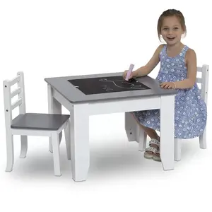 Оптовая продажа с фабрики, деревянный детский стол для рисования, игровой учебный стол и стул, детский игровой учебный стол с стулом
