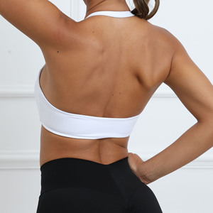 Dos nu Bandeau soutien-gorge <span class=keywords><strong>de</strong></span> <span class=keywords><strong>sport</strong></span> Gym femmes haut Crop Tube Yoga hauts licou <span class=keywords><strong>sport</strong></span> sans couture soutiens-gorge Scrunch entraînement Yoga réservoir - Product Image 2