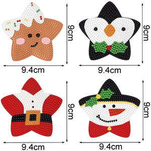 Noël rétractable infirmière Badge bobine Clip 5D diamant peinture Kits, étudiants médecin ID porte-carte bricolage diamant Art ornement - Product Image 1