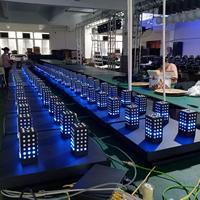 Rideau LED à pixels 3D Matrix, éclairage de fond de scène programmable DMX512 pour discothèque DJ