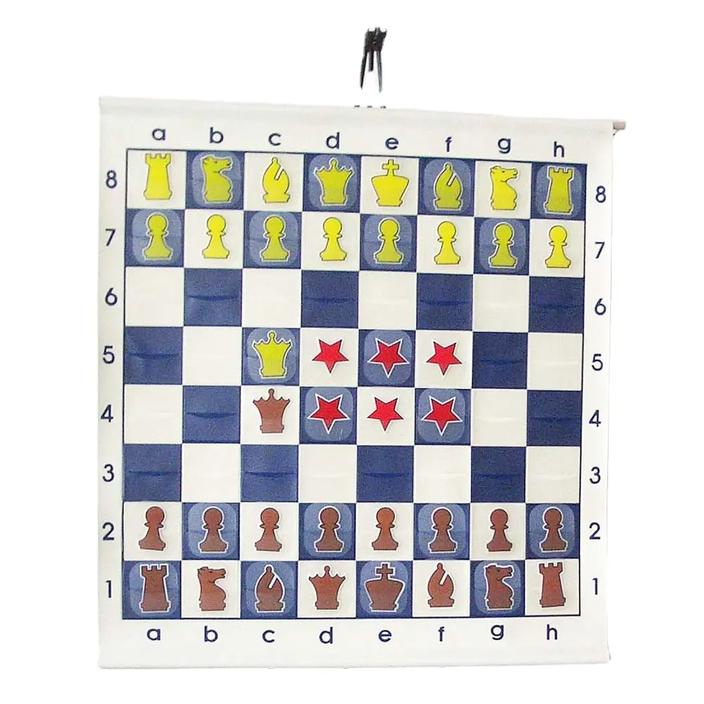 chess demo board for Chess coach and chess teacher