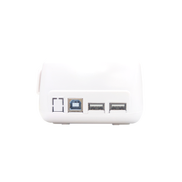 Pembaca Kartu All-in-One untuk Desktop, Mendukung Kartu IC Kontak/Tanpa Kontak, Kartu Magnetik & Pemindaian QR, Dilengkapi Layar 2.4" Terintegrasi