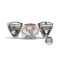Oklahoma State University 2021 Championnat national Anneau Cape Fear Academy Tennis State Champion Médaille Metal Group Stunt Medal