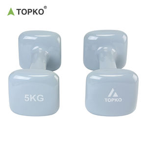 TOPKO en stock haltère carré d'exercice à domicile en fonte bleue de haute qualité + PVC 5kg - Product Image 3
