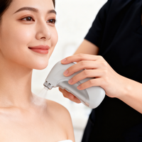 Pulvérisateur hydratant à l'oxygène nano PELCAS avec pression d'air réglable pour les soins du visage en spa et les traitements cutanés en salon