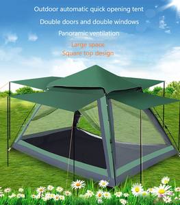 Tente automatique double Portable pliable pour 3 à 4 personnes, vente en gros - Product Image 2