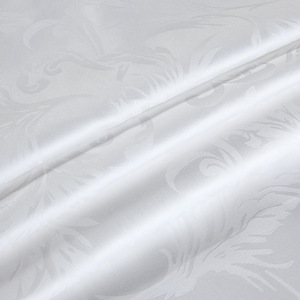 Parure de lit quatre pièces en lin pur coton 60S satin jacquard blanc personnalisable, vente en <span class=keywords><strong>gros</strong></span> d'usine pour draps et housses de couette - Product Image 4