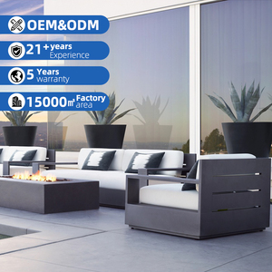 Ensemble de canapés de jardin en <span class=keywords><strong>aluminium</strong></span> moderne et durable, mobilier de patio, canapé d'<span class=keywords><strong>extérieur</strong></span> luxueux pour hôtel et appartement, mobilier d'<span class=keywords><strong>extérieur</strong></span> - Product Image 1
