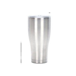 Gobelet isotherme en acier inoxydable de 30 oz de style YETI avec couvercle MagSlider, en métal argenté, vente en gros, logo personnalisé - Product Image 4