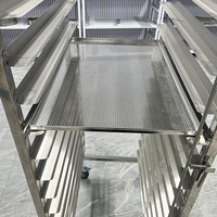 Chariot de nourriture en alliage d'aluminium 20 30 étages chariot d'assiettes et plateaux pour saucisses et viandes