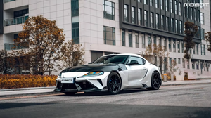 <span class=keywords><strong>Tuning</strong></span> Aero Body Kit para Toyota <span class=keywords><strong>Supra</strong></span> A90 2021 + modificado ROBOT Auto Parts parachoques delantero labio capucha faldas laterales Spoiler gran oferta - Product Image 5