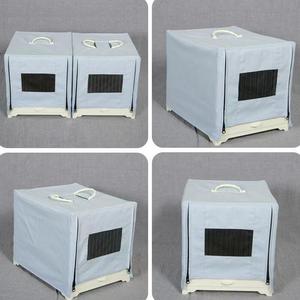Cage à <span class=keywords><strong>oiseaux</strong></span> en plastique et acier Indigo, maison de bain multifonctionnelle pour petits <span class=keywords><strong>oiseaux</strong></span>, cage de bain durable pour pinsons, canaris, agapornis - Product Image 6