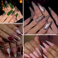 Produits de beauté en gros, Fournitures pour ongles, Faux ongles à presser faits à la main, Faux ongles en vrac, Ongles portables pour la revente, Fournitures pour salons