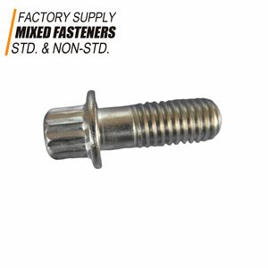 1/4 נירוסטה טיטניום unc x3/4 30 מ "מ 12 ברגי נקודת פלטת ברגי קצה תחמוצת שחורה מצופה אבץ מצופה m7 32 מ" מ m7 * 32 ברגים - Product Image 2