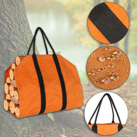 Sac de transport pour bûches en toile cirée extra large et durable CHANGRONG, accessoire d'extérieur