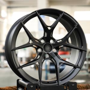 <span class=keywords><strong>Jantes</strong></span> forgées HTOR personnalisées de 18 à 21 <span class=keywords><strong>pouces</strong></span>, 5x114.3, 5x120, 5x130, design à rayons en <span class=keywords><strong>Y</strong></span> noir mat pour <span class=keywords><strong>Tesla</strong></span> <span class=keywords><strong>Model</strong></span> 3/<span class=keywords><strong>Y</strong></span>/S/X/Plaid - Product Image 2