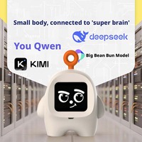 Robot de bureau Jimei AI, compagnon émotionnel, réveil programmable, Wi-Fi, reconnaissance vocale multilingue, traduction, adapté aux enfants
