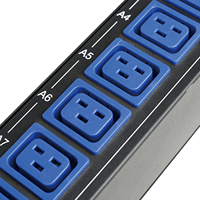 Unité de distribution d'alimentation 208V/415V triphasée 100A 125A, 24 connecteurs, 90KW C19, PDU pour centre de données