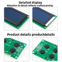 Module d'affichage LCD rétroéclairé par LED à matrice de points 192x64 HUIJING 4,05 pouces, contrôleur COB ST7920A, bibliothèque de polices chinoises 4 bits/8 bits