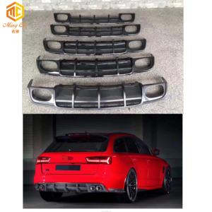 A6 S6 RS6 Avant travel modèle <span class=keywords><strong>abt</strong></span> diffuseur pare-chocs arrière séparateur pour Audi A6 S6 Avant 16-18 - Product Image 4