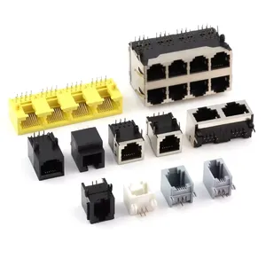 RJ45 Jack 6pins PCB-6P6C nữ RJ45 Jack <span class=keywords><strong>RJ11</strong></span> ổ cắm kết nối - Product Image 2