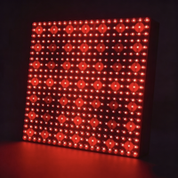 Projecteur de scène en alliage d'aluminium LED RGBWA 7x7 Pixel Matrix DMX512/Contrôle sonore IP54 avec CRI 90 pour Club, Fête, KTV, Bar, DJ