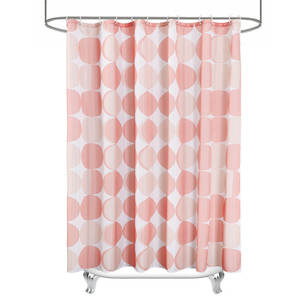 Personnalisé Nouveau Géométrique Numérique Imprimé 100 _ Polyester Imperméable <span class=keywords><strong>Rideau</strong></span> De Douche Décoratif pour Baignoires - Product Image 1