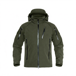 KWICLO Custom Design Men's <b>Waterproof</b> Breathable Windproof Safari <b>Jacket</b>-<b>Thin</b> Stand Collar Winter - Product Image 1