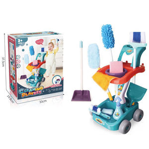Jouet <span class=keywords><strong>de</strong></span> nettoyage pour enfants, chariot <span class=keywords><strong>de</strong></span> nettoyage amusant pour les jeux <span class=keywords><strong>de</strong></span> rôle et la maternelle, ensemble <span class=keywords><strong>de</strong></span> jouets <span class=keywords><strong>de</strong></span> nettoyage pour enfants - Product Image 6