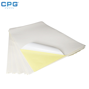 A3 Brown Writable Self Adhesive Kraft Paper Sheets White Release Liner Gift Packaging Kraft Label Stock - Product Image 1