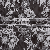 Tissu en dentelle française à motif floral pour vêtements féminins - Style élégant
