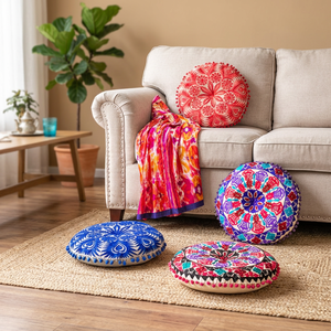 Cojín de yoga para meditación zafu, 100% algodón, Mejor Diseño - Product Image 3