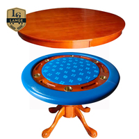 Table de jeu à LED de 84 pouces, disposition personnalisée, Table de Poker avec mélangeur de cartes