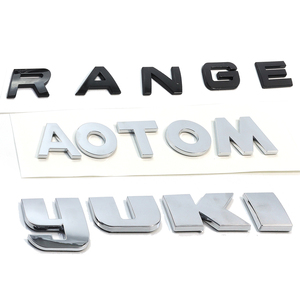 Biểu tượng chữ 3D bằng nhựa ABS, gắn trên nắp capo, cốp xe, trang trí ngoại thất, chống nước, dành cho thân xe - Product Image 4