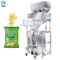 Machine d'emballage alimentaire soufflée de macaroni de biscuits verticaux d'azote de puces machines d'emballage de chips de banane pour le casse-croûte