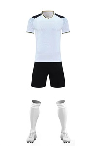 Set Completo da <span class=keywords><strong>Calcio</strong></span> Personalizzabile per Adulti e Bambini, Divisa da Allenamento e Partita, Uniforme Bianca per Squadre Sportive - Product Image 6
