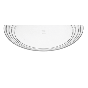 DB Designer Swirl-Assiettes à dessert en plastique transparent, ensemble 4 assiettes de cuisine sans BPA pour toutes les occasions d'événements - Product Image 5