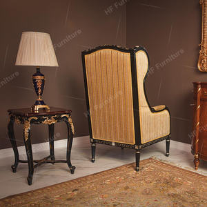 Fauteuil à bras en bois sculpté à la main de style français, fauteuil une <span class=keywords><strong>place</strong></span> pour salon, meubles de salon - Product Image 6