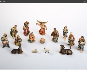 Ensemble classique de 15 figurines de la Nativité en résine, <span class=keywords><strong>crèches</strong></span> pour <span class=keywords><strong>Noël</strong></span> - Product Image 1