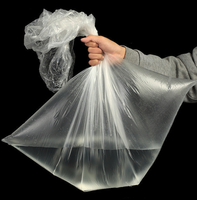 Sac en plastique transparent imperméable de grande taille en matériau PE pour le stockage