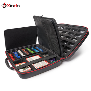 EVA Foam Board Game Organizer Case DND Box Dice Case with Tray