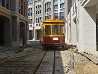 Vagón de Tranvía Antiguo para Recorridos Turísticos Urbanos |   Tramvay Urbano Vintage Personalizado para Ferrocarril Panorámico
