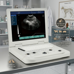 Ecógrafo Veterinario BV-N20, Escáner Portátil HD de 15 Pulgadas para Animales con 4 Horas de Duración de Batería e Interfaz de Sonda Dual - Product Image 5