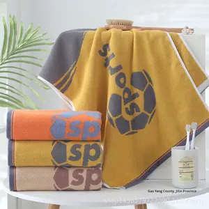 SP marque Extra-longue 40*95cm sport coton séchage rapide impression numérique serviette carrée grande taille Fitness course bain baignoire tapis - Product Image 2