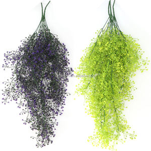 Plantes suspendues artificielles 4 pièces 33 pouces Plante murale artificielle Feuilles d'eucalyptus artificielles Lierre Plantes artificielles Rotin de saule - Product Image 1