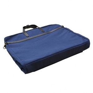 Free Sample Handmade Luxury Custom Men Foldable Deep Blue Canvas Travel Wedding <b>Suit</b> <b>Carrier</b> Cover Bag Garment Bag for <b>Suit</b> - Product Image 4